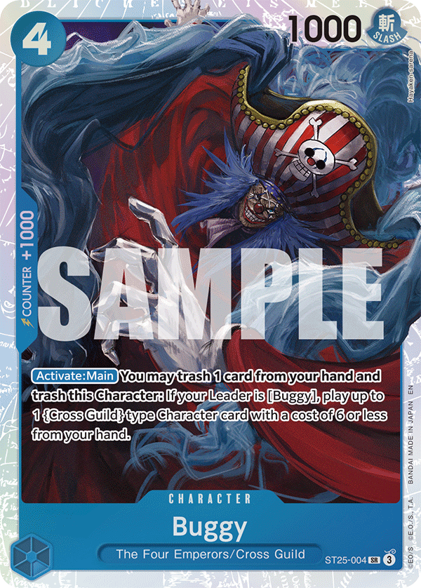Buggy Blue Buggy Starter Deck - ST-25 One Piece Card Buggy Blue Buggy Starter Deck - ST-25 One Piece Card