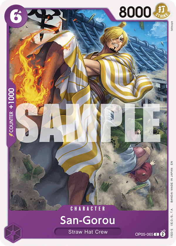 San-Gorou Purple/Black Monkey D.Luffy Starter Deck - ST-26 One Piece Card San-Gorou Purple/Black Monkey D.Luffy Starter Deck - ST-26 One Piece Card
