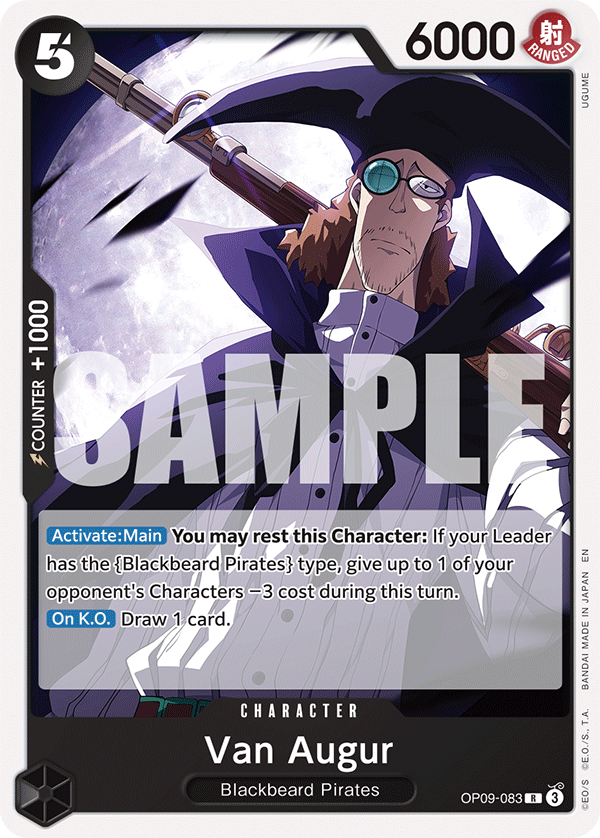 Van Augur Black Marshall D.Teach Starter Deck - ST-27 One Piece Card Van Augur Black Marshall D.Teach Starter Deck - ST-27 One Piece Card
