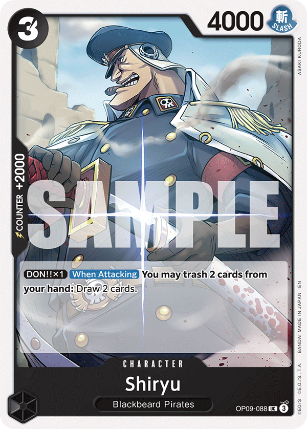 Shiryu Black Marshall D.Teach Starter Deck - ST-27 One Piece Card Shiryu Black Marshall D.Teach Starter Deck - ST-27 One Piece Card