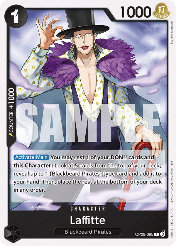 Laffitte Black Marshall D.Teach Starter Deck - ST-27 One Piece Card Laffitte Black Marshall D.Teach Starter Deck - ST-27 One Piece Card