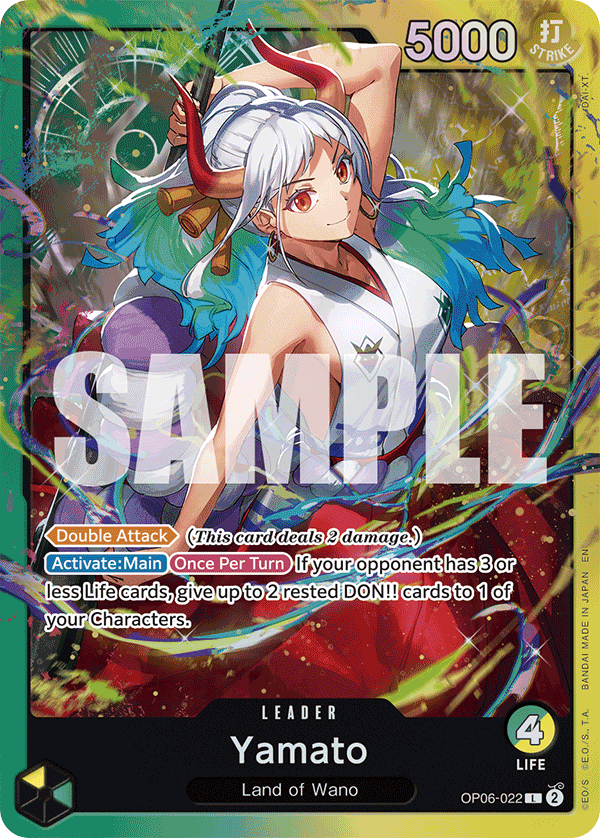 Yamato Green/Yellow Yamato Starter Deck - ST-28 One Piece Card Yamato Green/Yellow Yamato Starter Deck - ST-28 One Piece Card