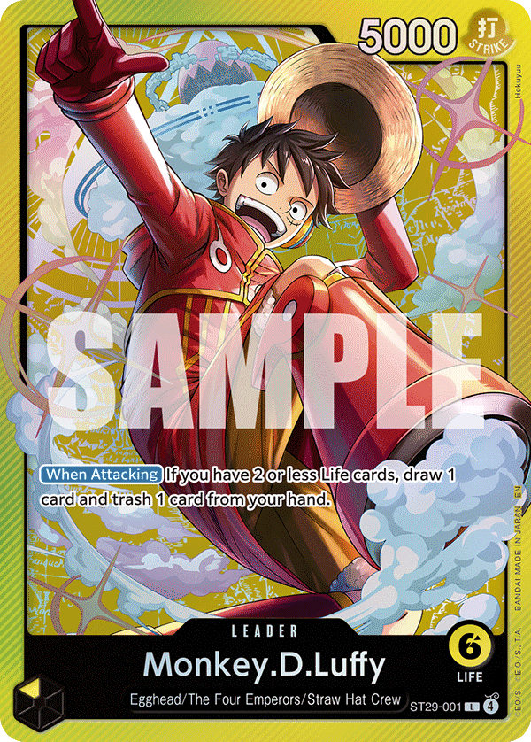 Monkey.D.Luffy Egghead Starter Deck - ST-29 One Piece Card Monkey.D.Luffy Egghead Starter Deck - ST-29 One Piece Card