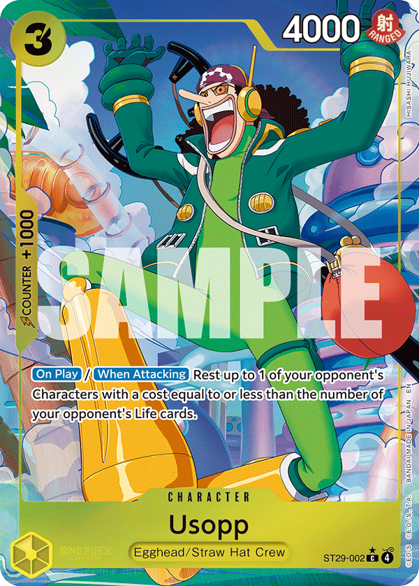 Usopp Egghead Starter Deck - ST-29 One Piece Card Usopp Egghead Starter Deck - ST-29 One Piece Card
