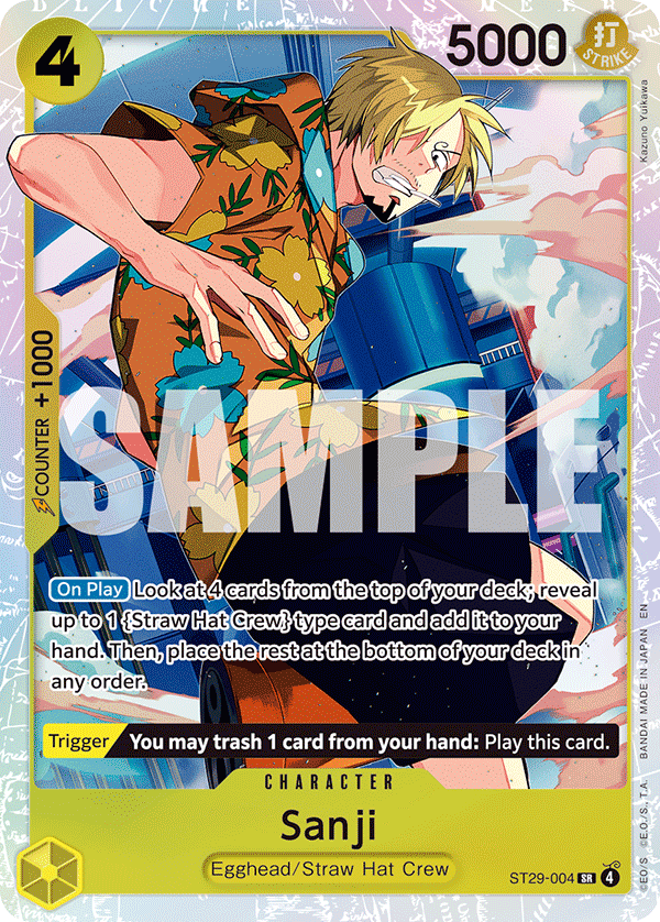 Sanji Egghead Starter Deck - ST-29 One Piece Card Sanji Egghead Starter Deck - ST-29 One Piece Card