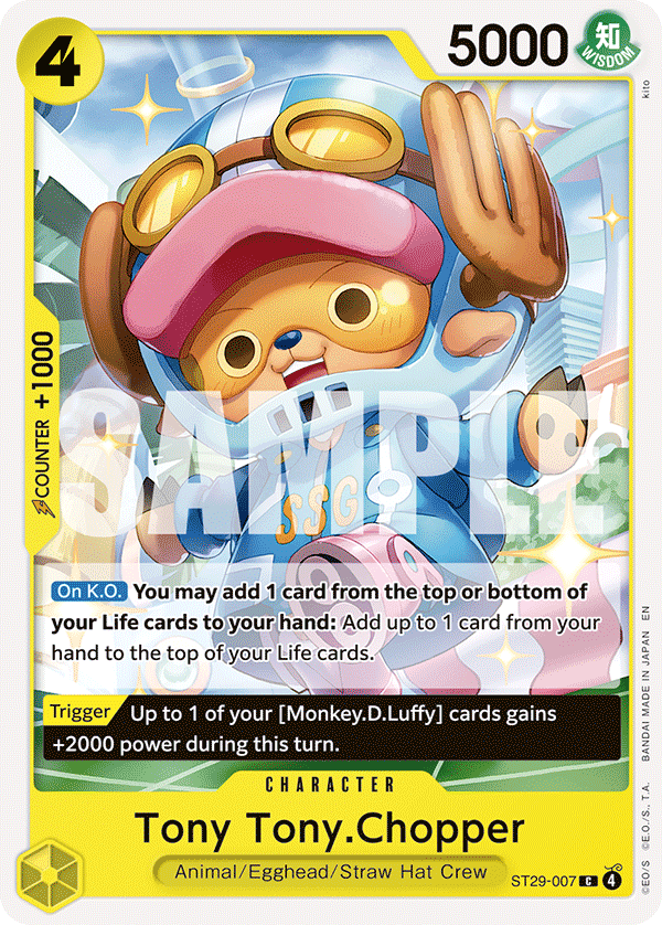 Tony Tony.Chopper Egghead Starter Deck - ST-29 One Piece Card Tony Tony.Chopper Egghead Starter Deck - ST-29 One Piece Card