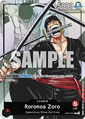 Roronoa Zoro Premium Card Collection 25th Edition Card List