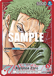 Roronoa Zoro - Alt Art Romance Dawn - OP-01 Card List