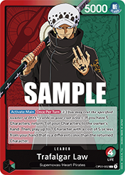 Trafalgar Law Romance Dawn - OP-01 Card List