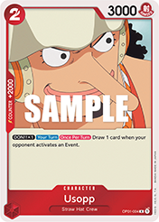 Usopp Romance Dawn - OP-01 Card List