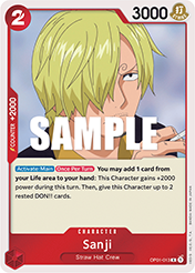 Sanji Romance Dawn - OP-01 Card List