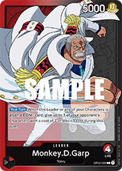 Monkey.D.Garp Paramount War - OP-02 Card List