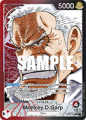 Monkey.D.Garp - Alt Art Paramount War - OP-02 Card List