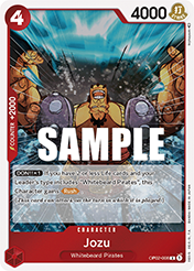 Jozu Paramount War - OP-02 Card List