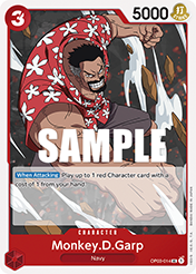 Monkey.D.Garp Pillars of Strength - OP-03 Card List