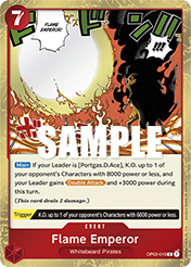 Flame Emperor Pillars of Strength - OP-03 Card List