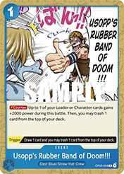 Usopp's Rubber Band of Doom!!!