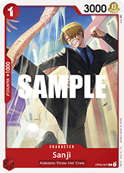 Sanji Kingdoms of Intrigue - OP-04 Card List