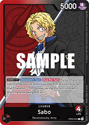 Sabo Awakening of the New Era - OP 05 Card List