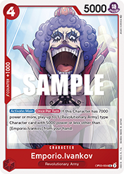 Emporio.Ivankov Awakening of the New Era - OP 05 Card List