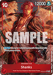 Shanks Wings of the Captain - OP-06 Card List