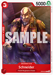 Schneider Wings of the Captain - OP-06 Card List