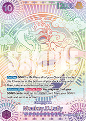 Monkey.D.Luffy A Fist Of Divine Speed - OP-11 Card List