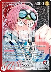 Koby A Fist Of Divine Speed - OP-11 Card List