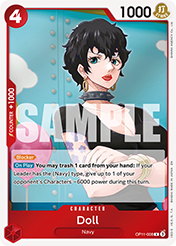 Doll A Fist Of Divine Speed - OP-11 Card List