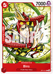 Bins A Fist Of Divine Speed - OP-11 Card List