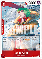 Prince Grus A Fist Of Divine Speed - OP-11 Card List