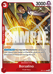 Borsalino A Fist Of Divine Speed - OP-11 Card List