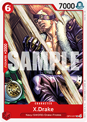 X.Drake A Fist Of Divine Speed - OP-11 Card List