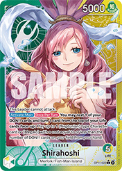 Shirahoshi A Fist Of Divine Speed - OP-11 Card List