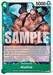 Aladine A Fist Of Divine Speed - OP-11 Card List