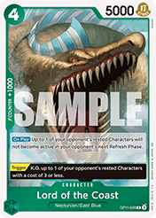 Lord of the Coast A Fist Of Divine Speed - OP-11 Card List