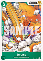 Surume A Fist Of Divine Speed - OP-11 Card List