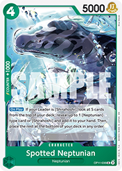 Spotted Neptunian A Fist Of Divine Speed - OP-11 Card List
