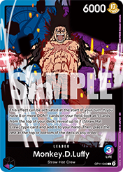 Monkey.D.Luffy A Fist Of Divine Speed - OP-11 Card List