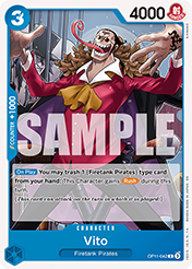 Vito A Fist Of Divine Speed - OP-11 Card List