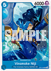 Vinsmoke Niji A Fist Of Divine Speed - OP-11 Card List