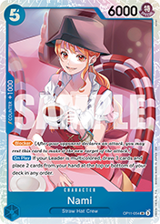 Nami A Fist Of Divine Speed - OP-11 Card List