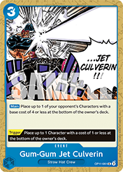 Gum-Gum Jet Culverin A Fist Of Divine Speed - OP-11 Card List