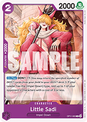 Little Sadi A Fist Of Divine Speed - OP-11 Card List