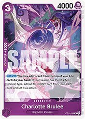 Charlotte Brulee A Fist Of Divine Speed - OP-11 Card List