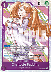 Charlotte Pudding A Fist Of Divine Speed - OP-11 Card List