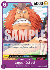 Jaguar.D.Saul A Fist Of Divine Speed - OP-11 Card List