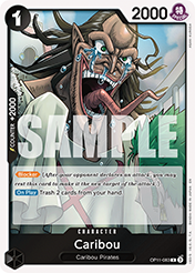 Caribou A Fist Of Divine Speed - OP-11 Card List