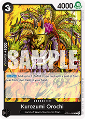 Kurozumi Orochi A Fist Of Divine Speed - OP-11 Card List