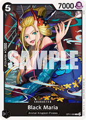 Black Maria A Fist Of Divine Speed - OP-11 Card List